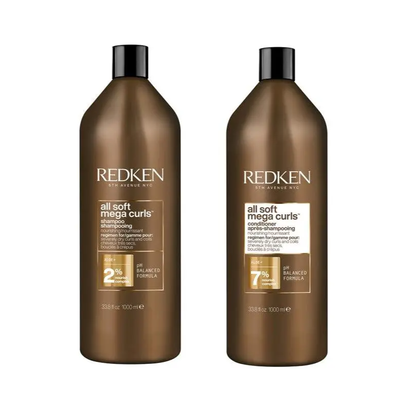 Redken All Soft Mega Curls Shampoo & Conditioner 1 Litre Duo