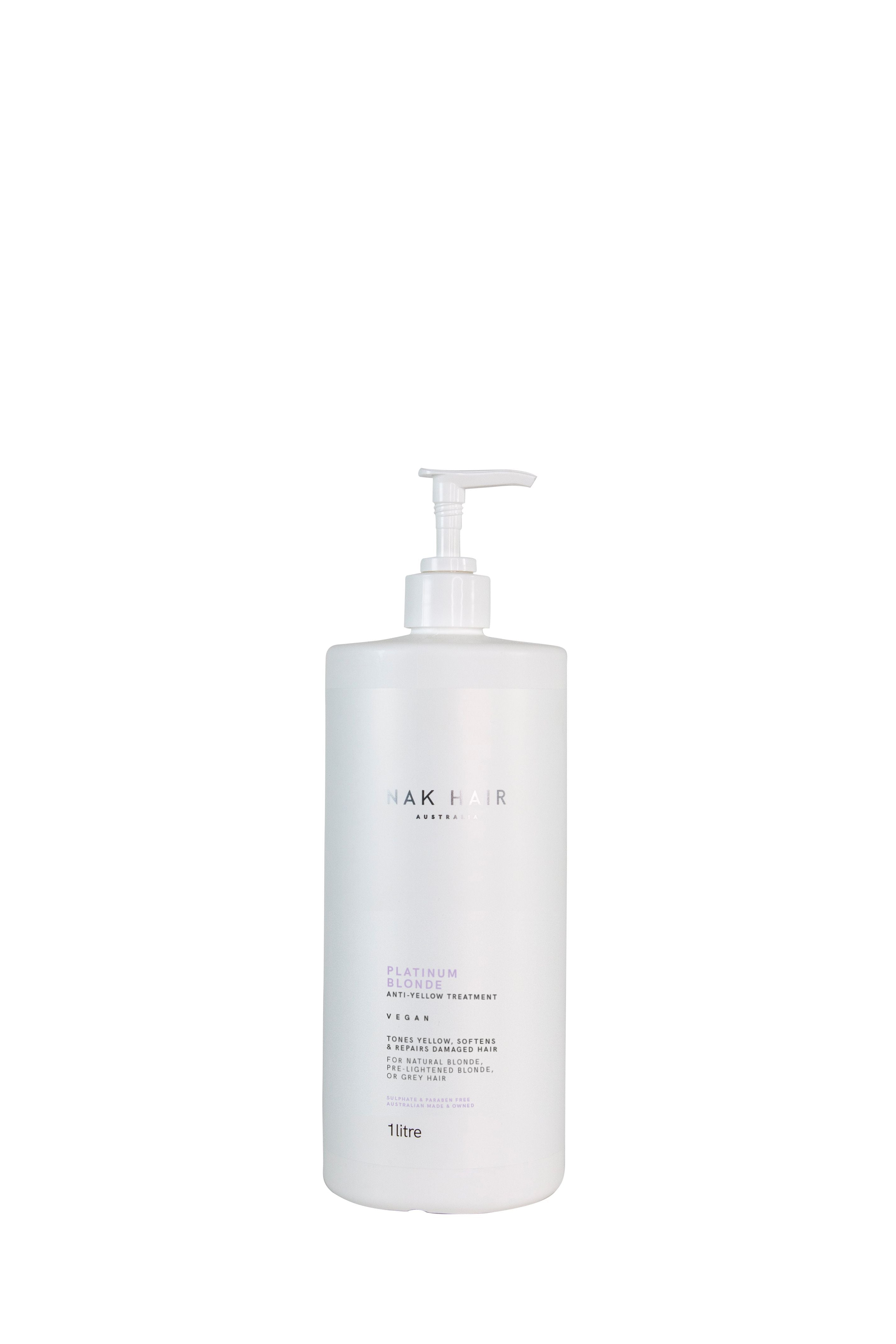 NAK Platinum Blonde Anti-Yellow Treatment Mask 1 Litre