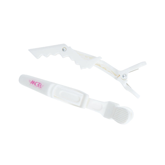 Angel Alligator Clips x4 Colour White