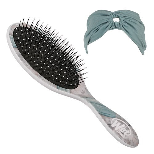 WetBrush Detangler + Headwrap - Aqua Gemstone Kit