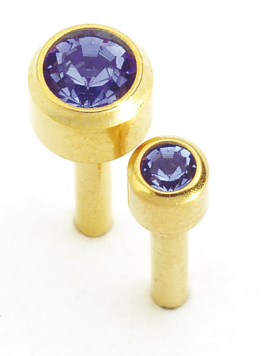 Caflon Blu September Gold Reg Birthstone Carded