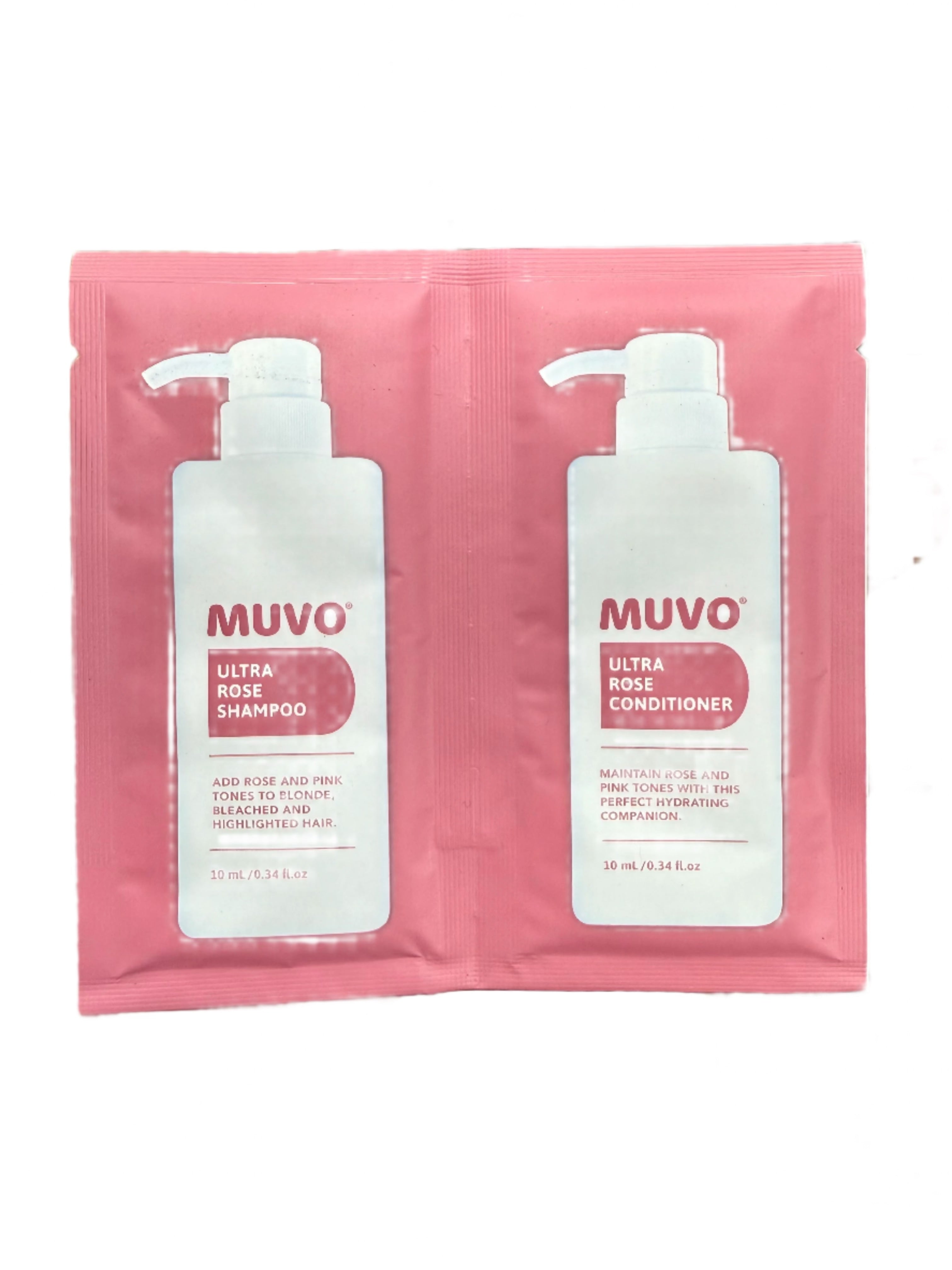 MUVO Ultra Rose Shampoo & Conditioner Sachet 10ml