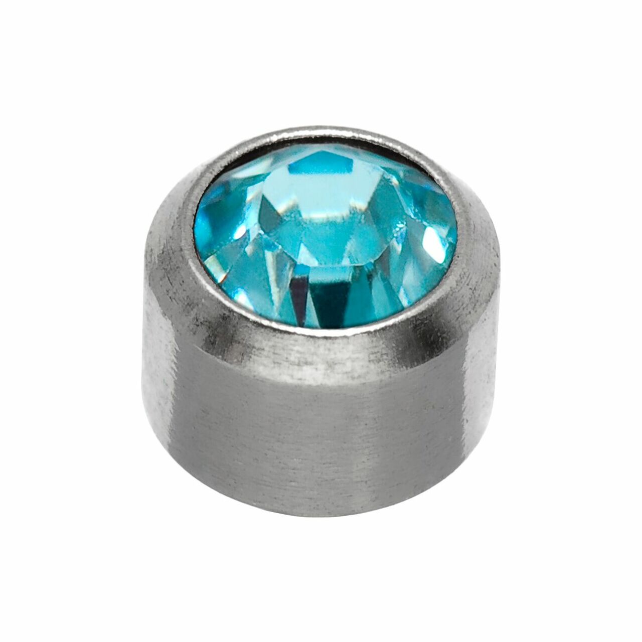 Caflon Blu March Silver Mini Birthstone Carded