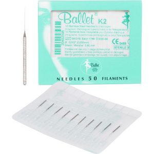 Ballet Needles K2 Stainless Steel 50pk