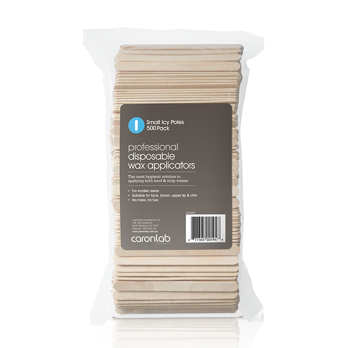 Caronlab Disposable Wooden Spatula Small Icy Pole 500 Pack