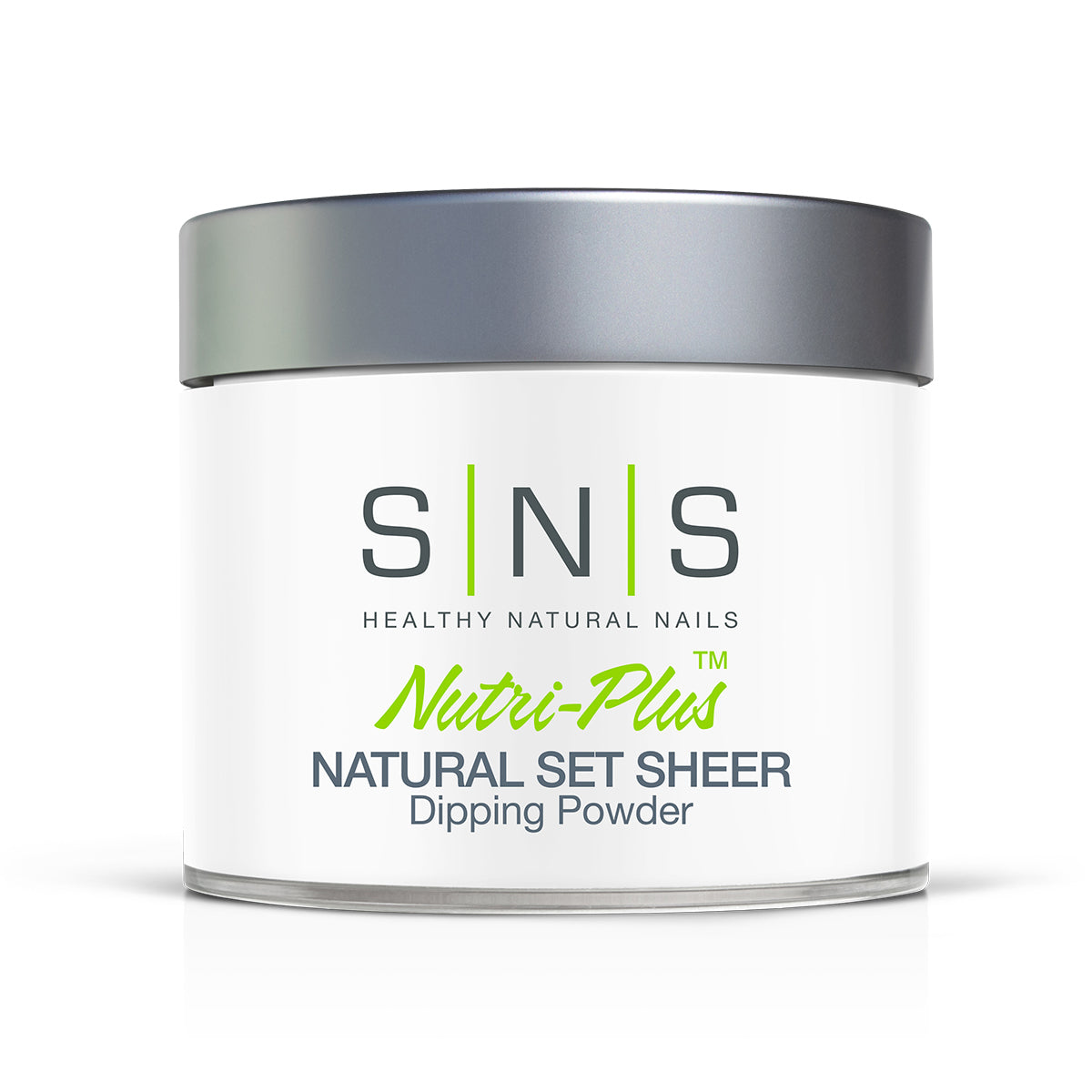 SNS Nutri-Plus French Dipping Powder Natural Set Sheer 113g packaging