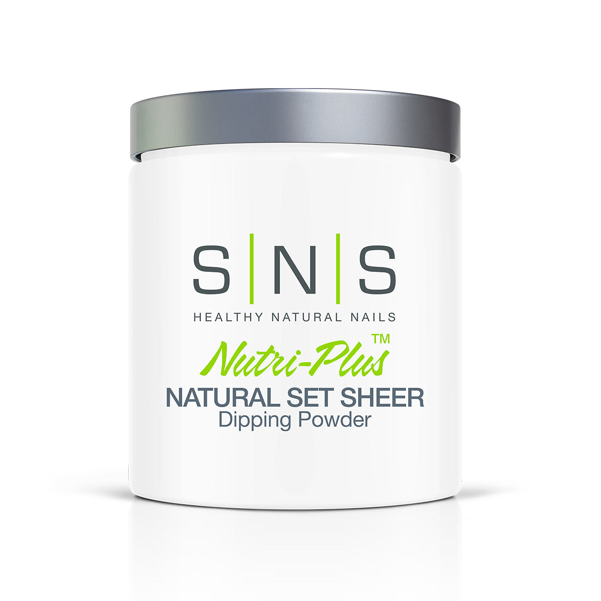 SNS Nutri-Plus French Dipping Powder Natural Set Sheer 448g packaging