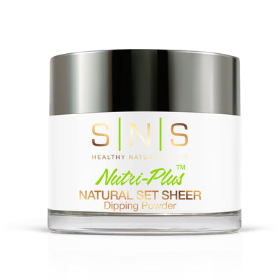 SNS Nutri-Plus French Dipping Powder Natural Set Sheer 56g packaging