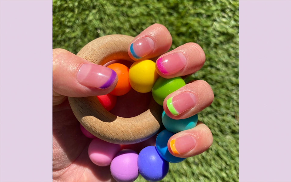 DIY Nail Tutorial: Create Colourful French Tips!
