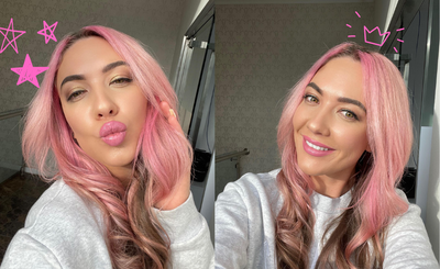 Watch Now: We turned her hair pink!