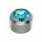 Caflon March Silver Reg Birthstone Uncarded