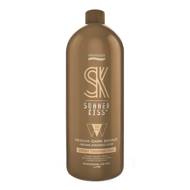 Natural Look Summer Kiss Medium -Dark Bronze 10% Tanning Milk 1 litre