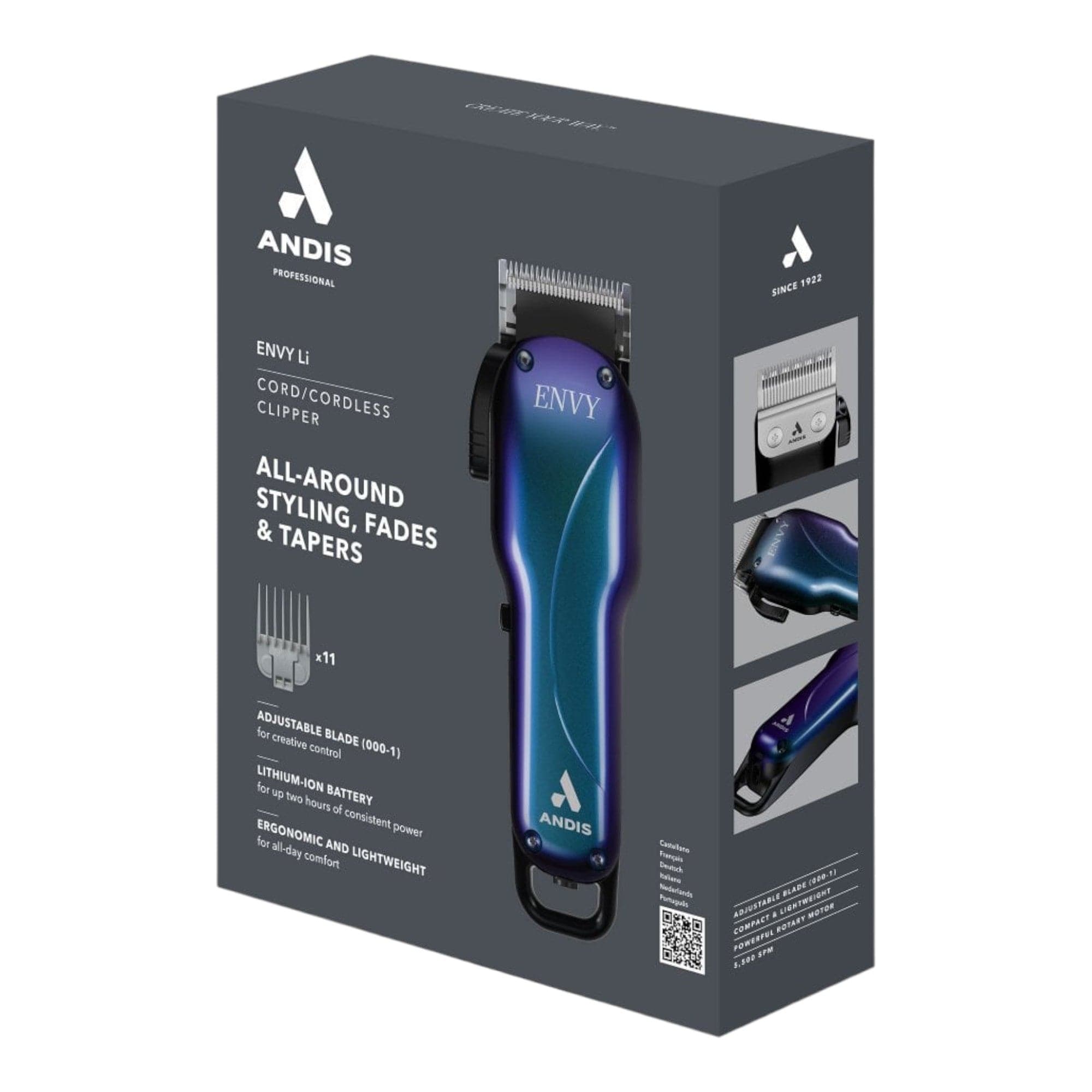 ANDIS Cordless US Pro Li Clipper - Galaxy Design