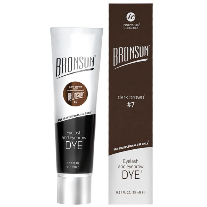 Bronsun Eyelash and Eyebrow Dye Dark Brown #7 15 ml