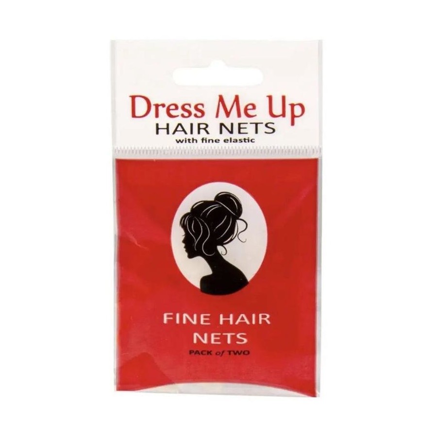 Dress Me Up Fine Hair Nets 2 pc Dark Brown