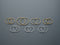 Caflon Blu 13mm Silver Faceted Sleepers Carded