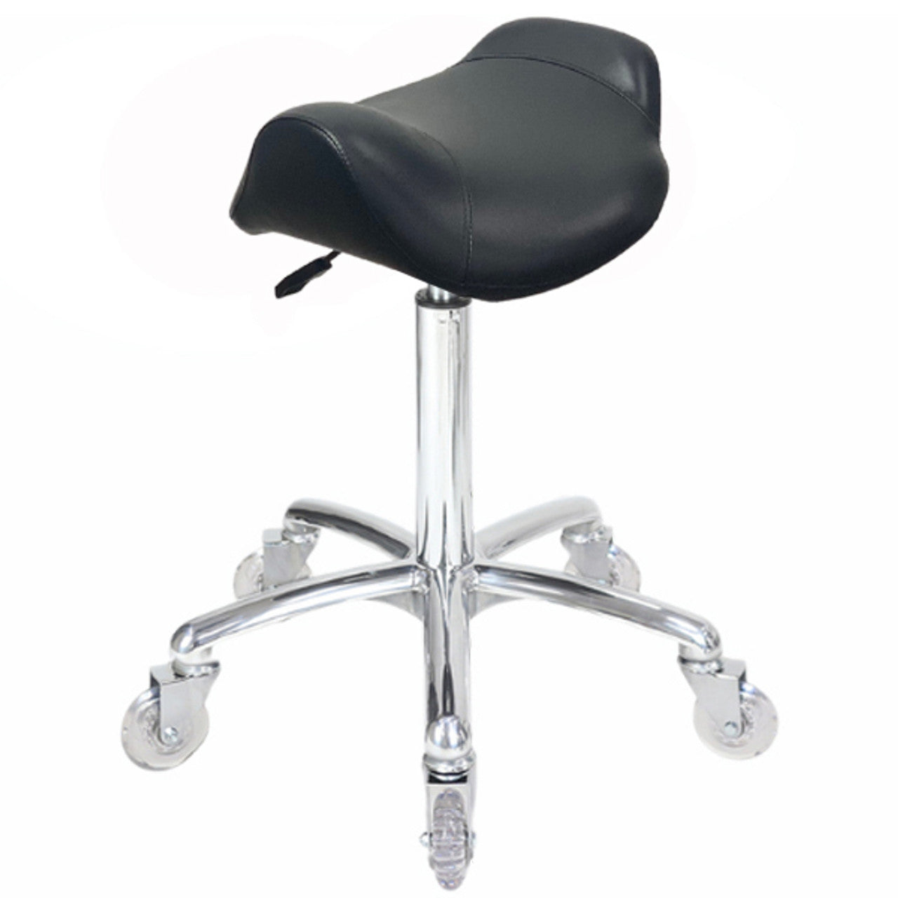Brumby – Chrome Base Clear Wheels - (Black Upholstery)