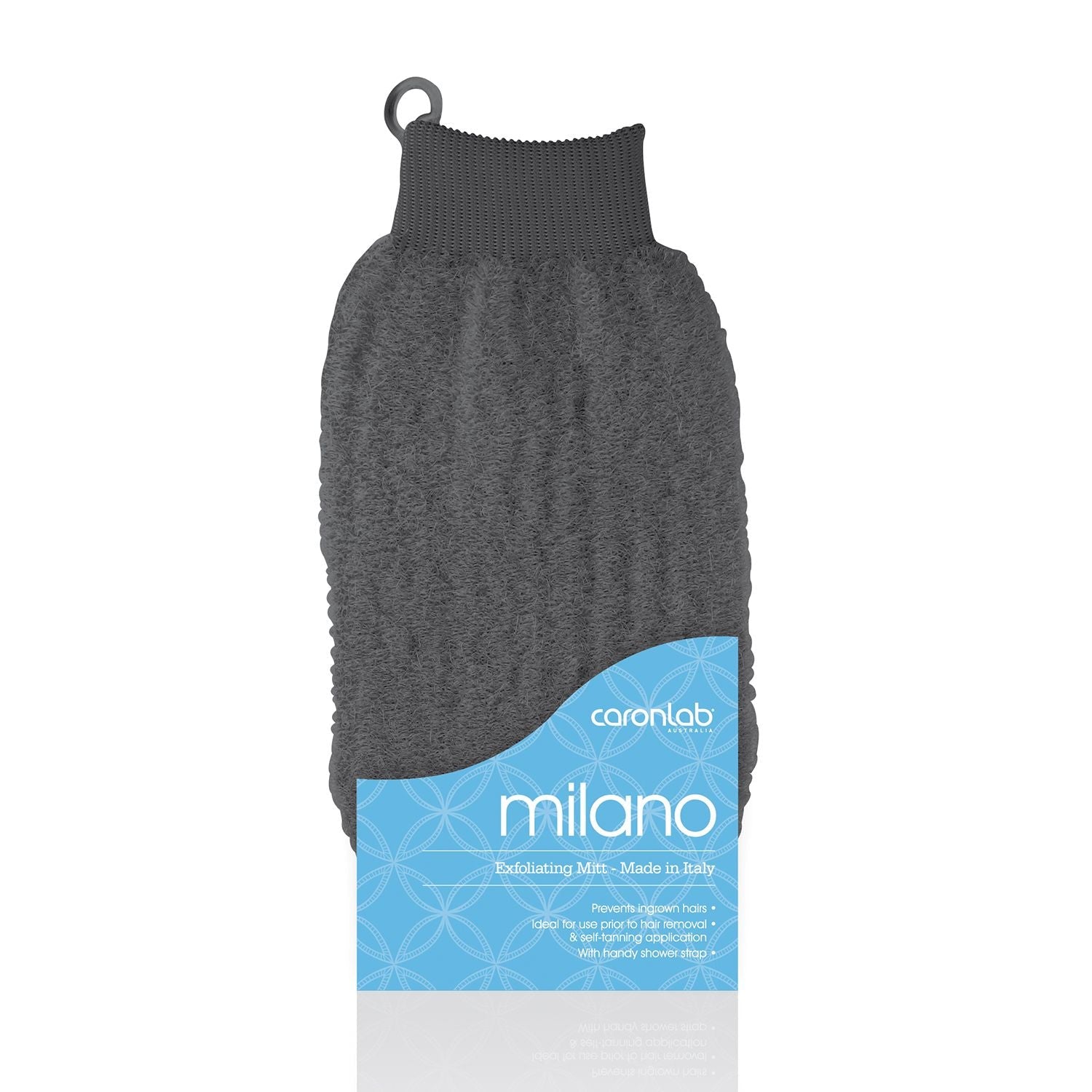 Caronlab Milano Massage Mitt - Dark Grey