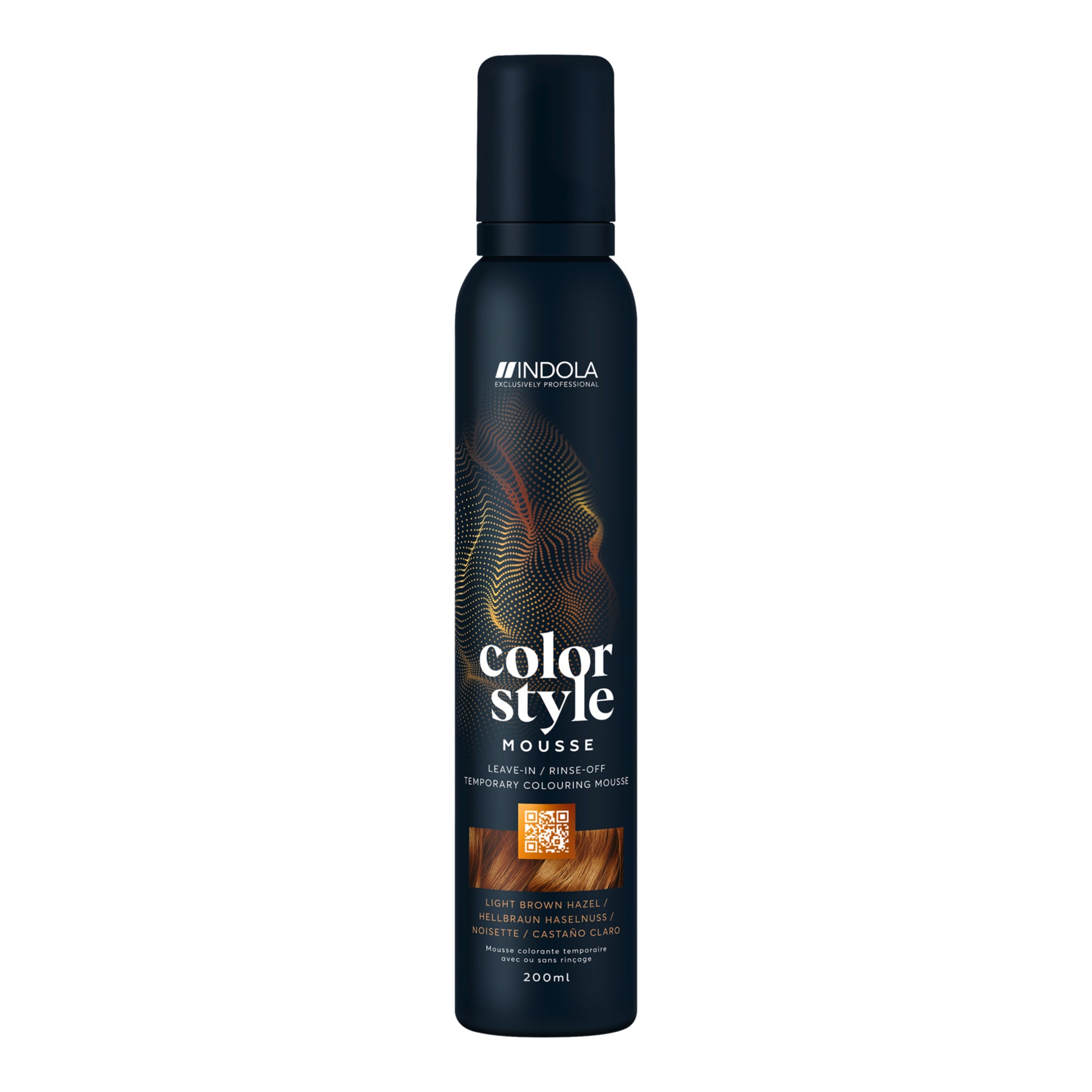 Indola Colour Style Mousse LIGHT BROWN HAZEL 200mL