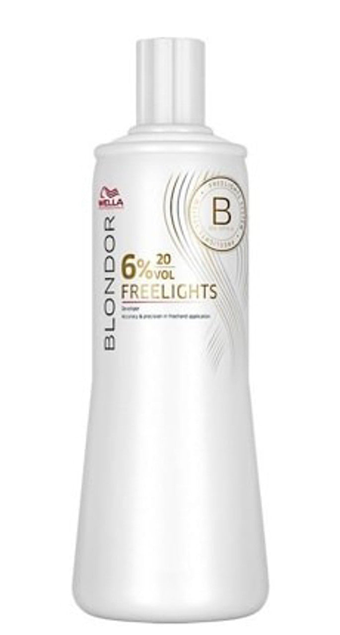 Wella BLONDOR FREELIGHTS DEVELOPER 6% 1000ML