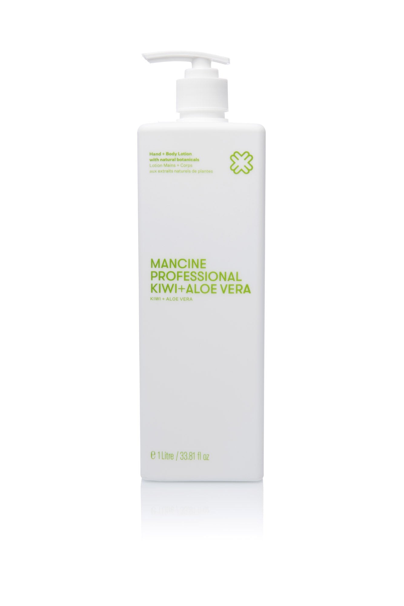 Mancine Hand & Body Lotion: Kiwi & Aloe 1 litre