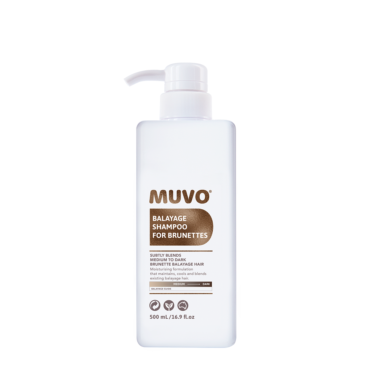 MUVO Balayage Shampoo For Brunettes 500ml