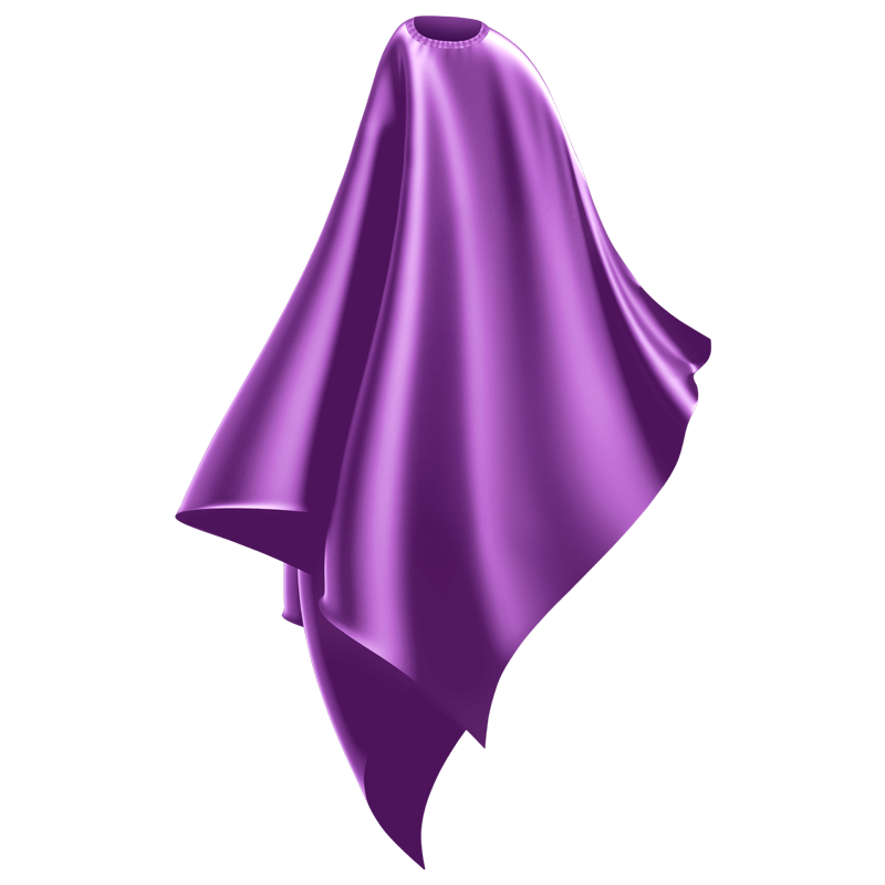 Wahl Nylon/Polyester Cutting Cape Purple WP3008C