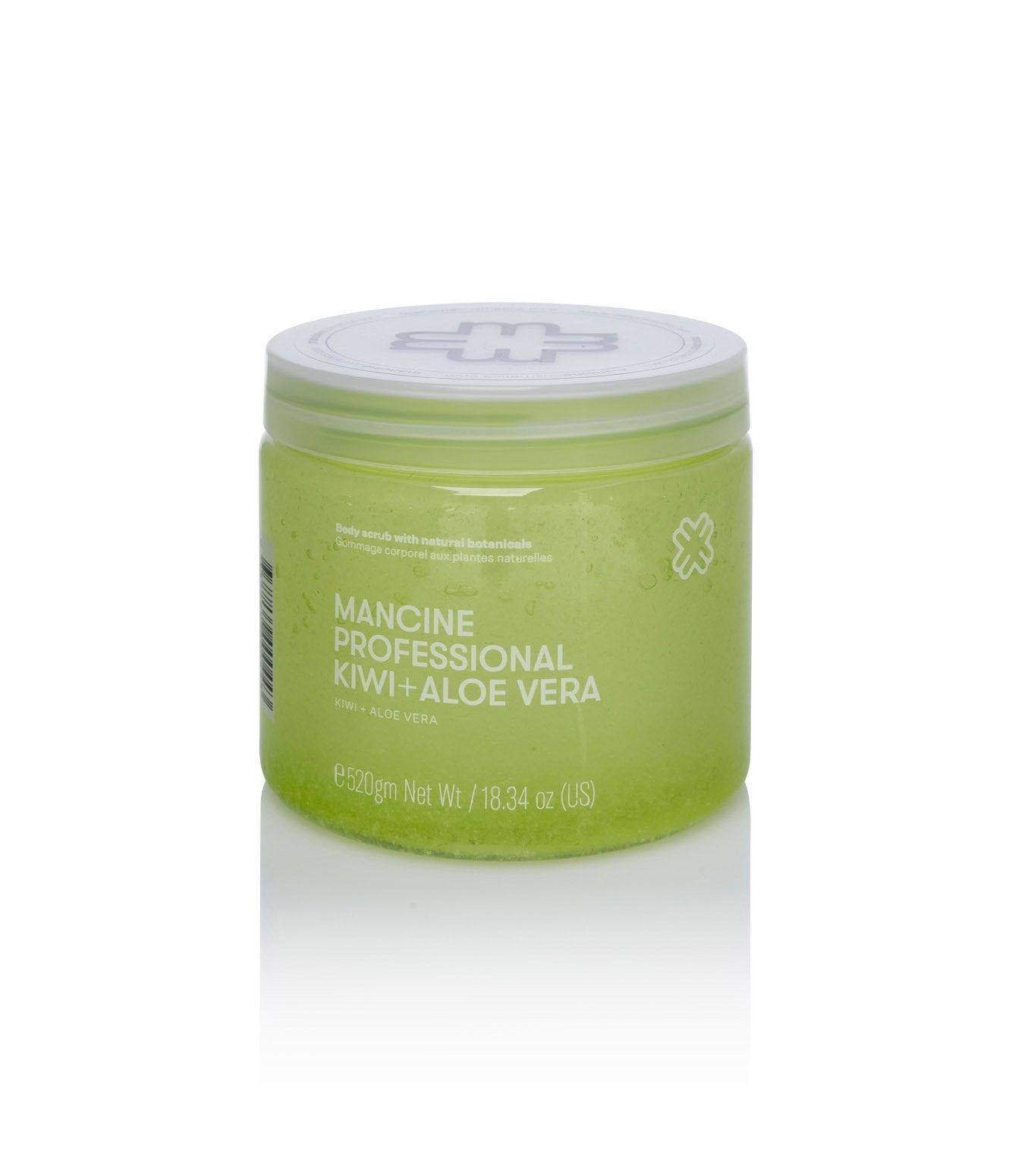 Mancine Hot Salt Body Scrub: Kiwi & Aloe 520g