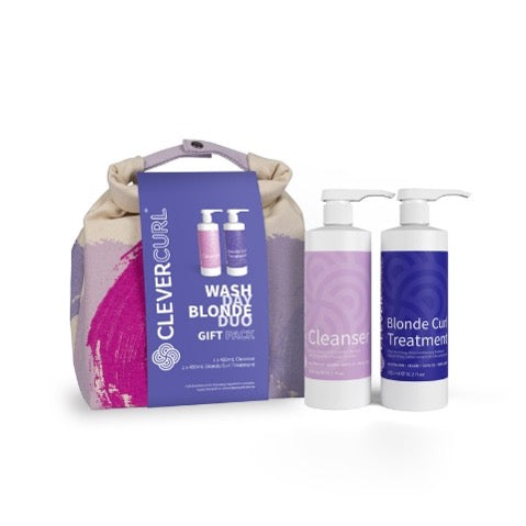 Clever Curl Christmas Wash Day Blonde Duo - Pack 3