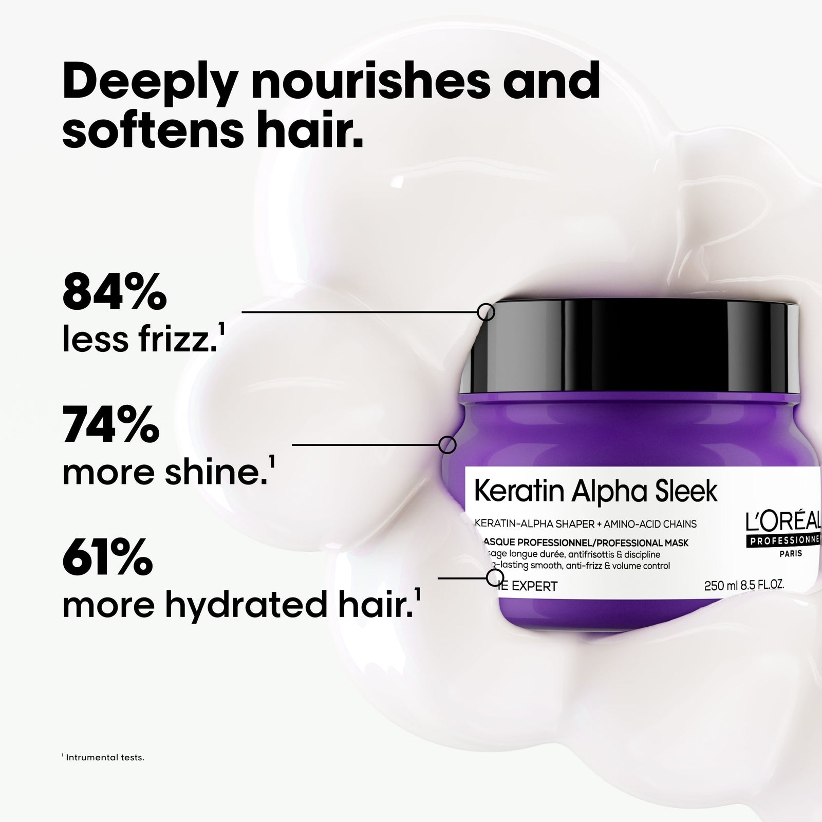 L'Oreal Serie Expert Keratin Alpha Sleek Mask 250ml