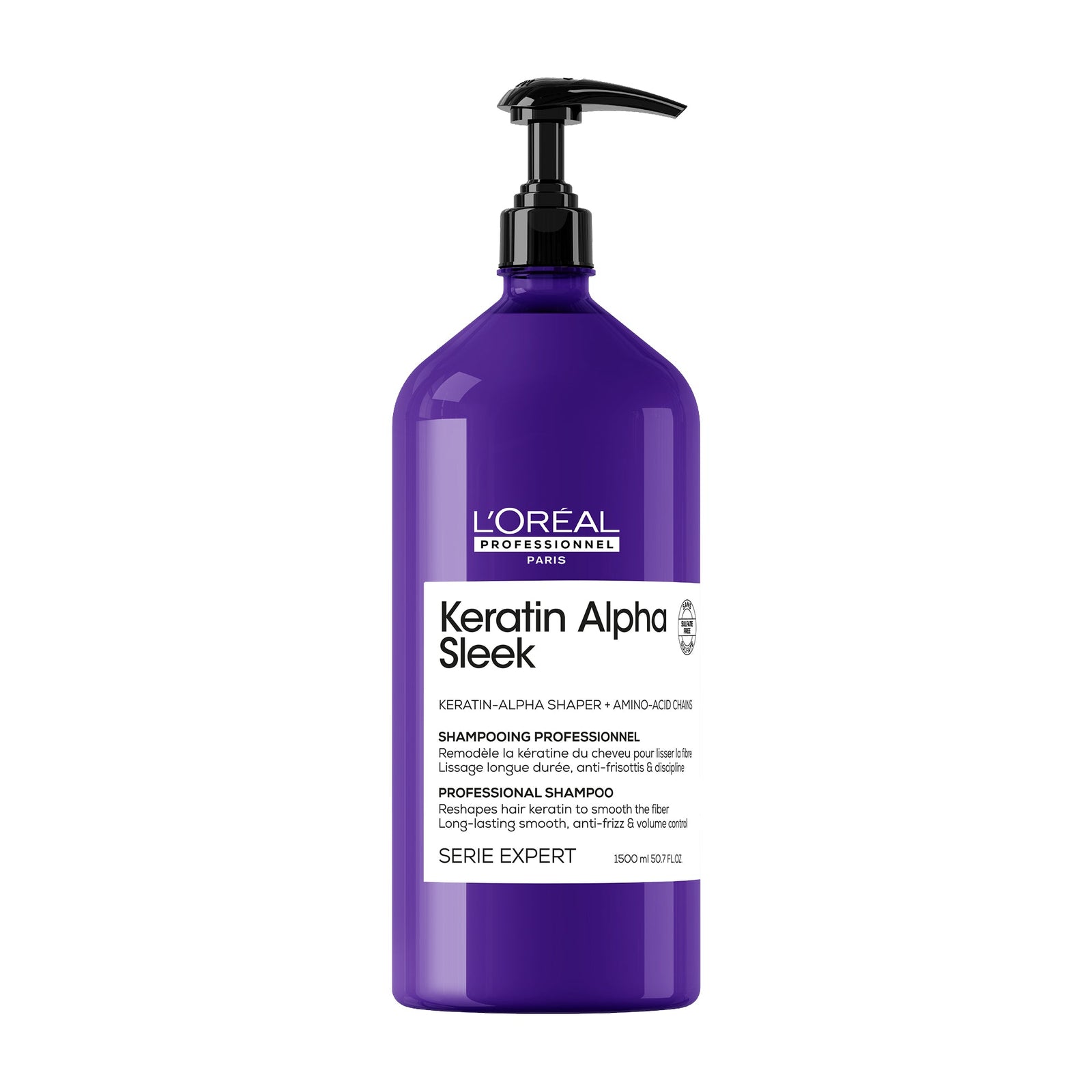 L'Oreal Serie Expert Keratin Alpha Sleek Shampoo Technical 1500ml