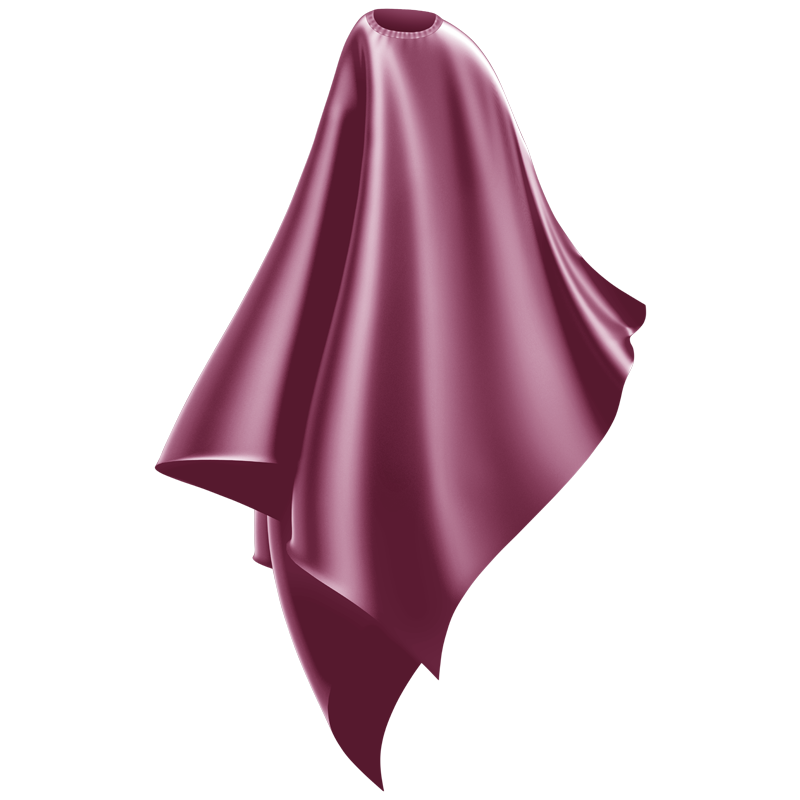 Wahl Polyester Cutting Cape Dusty Pink WP3012