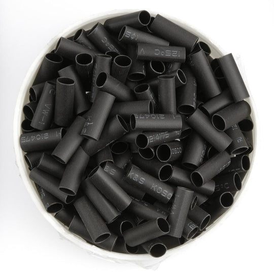 Angel Shrinkies Shrinkable Tube 125pk Black #1