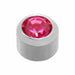 Caflon Blu October Silver Mini Birthstone Carded