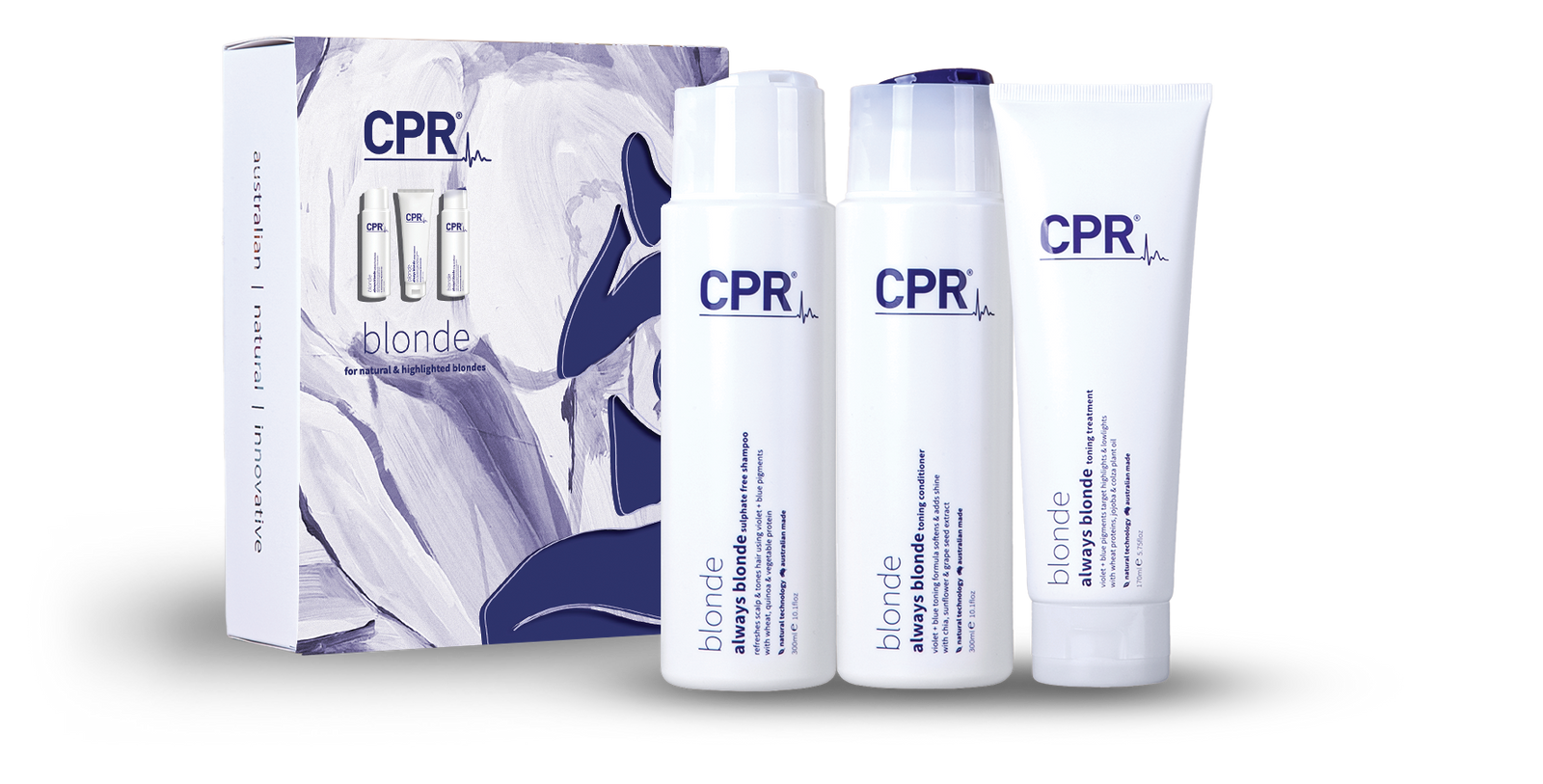 Vitafive CPR Blonde Solution - Trio Pack (retail sizes)