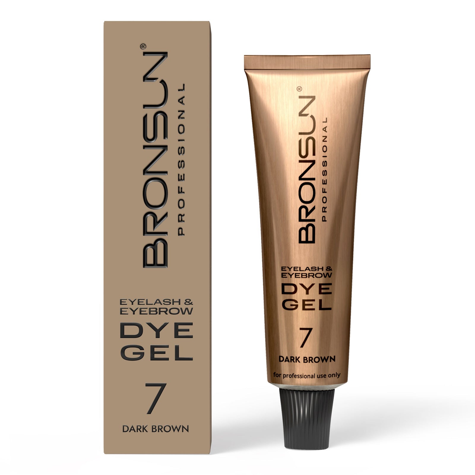 Bronsun Eyelash and Eyebrow Dye Dark Brown #7 15 ml