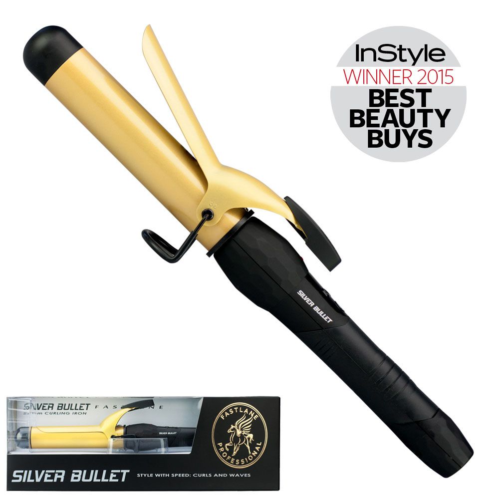 Silver Bullet Fastlane Ceramic Curling Iron Gold - 32mm