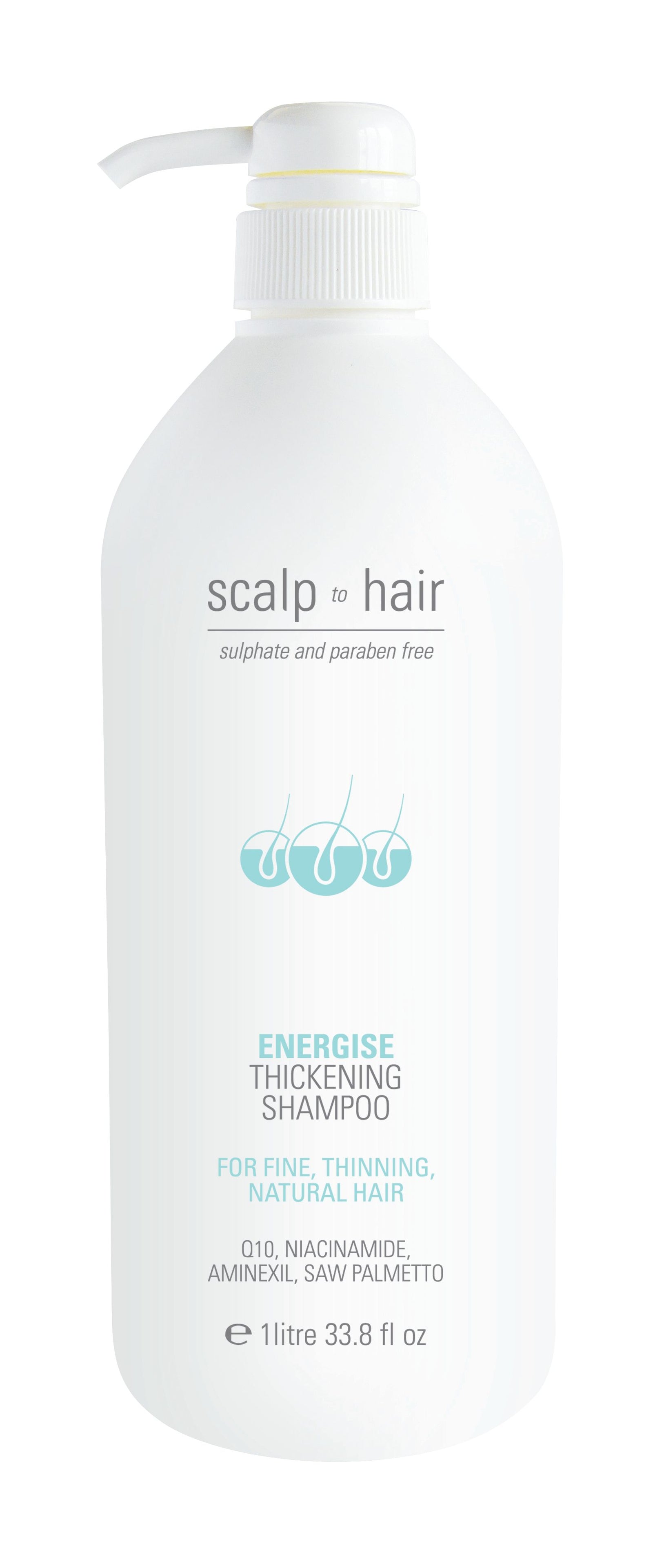 NAK Scalp to Hair Energise Shampoo 1 Litre  [DEL]