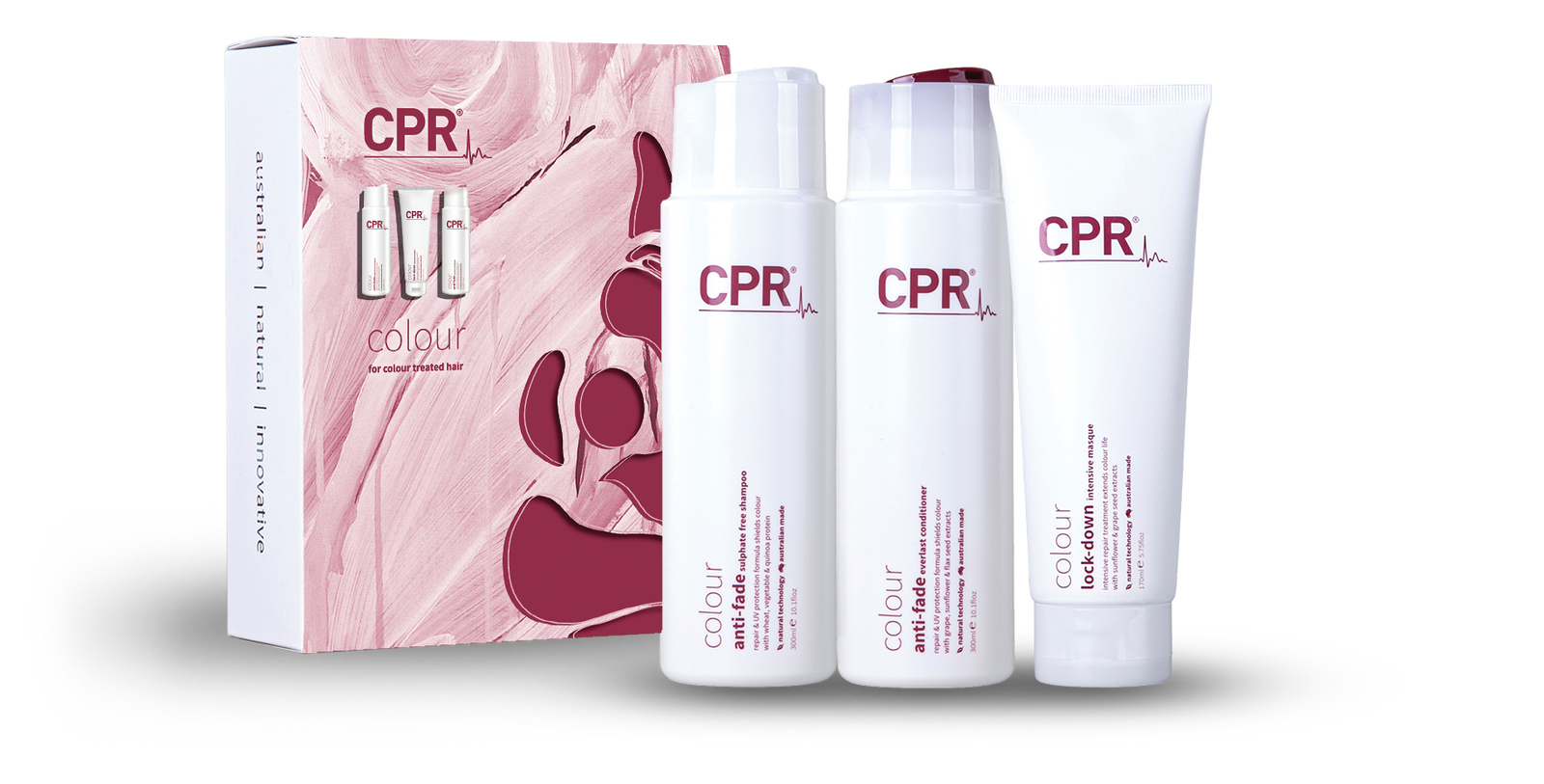 Vitafive CPR Colour Solution - Trio Pack (retail sizes)