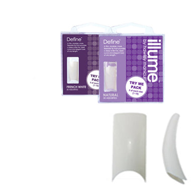HAWLEY illume Define FRENCH Tips - Try Me Pack - 50pk