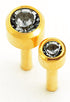 Caflon Black Crystal Regular Gold Carded