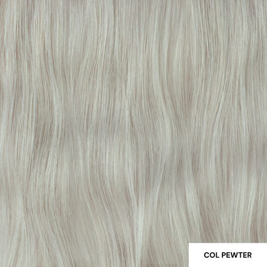Angel Slimline 3x0.9cm Tape Extensions 20”/50cm PEWTER
