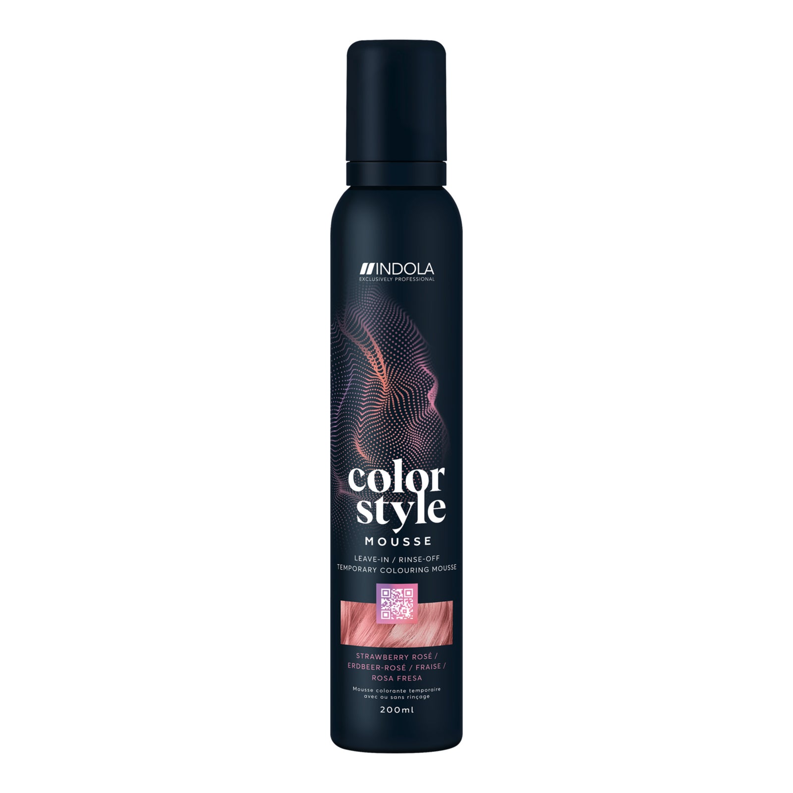 Indola Colour Style Mousse STRAWBERRY ROSE 200mL