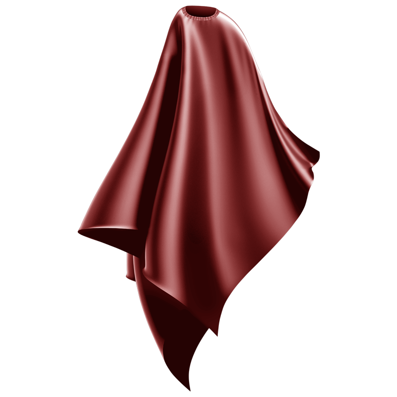 Wahl Micro Fibre Cape Burgundy WP3004BG