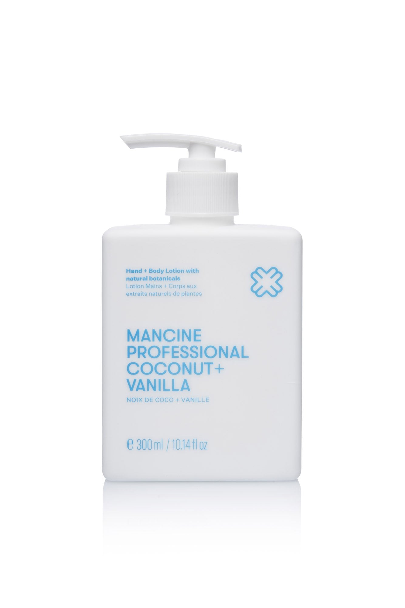 Mancine Hand & Body Lotion: Coconut & Vanilla 300ml