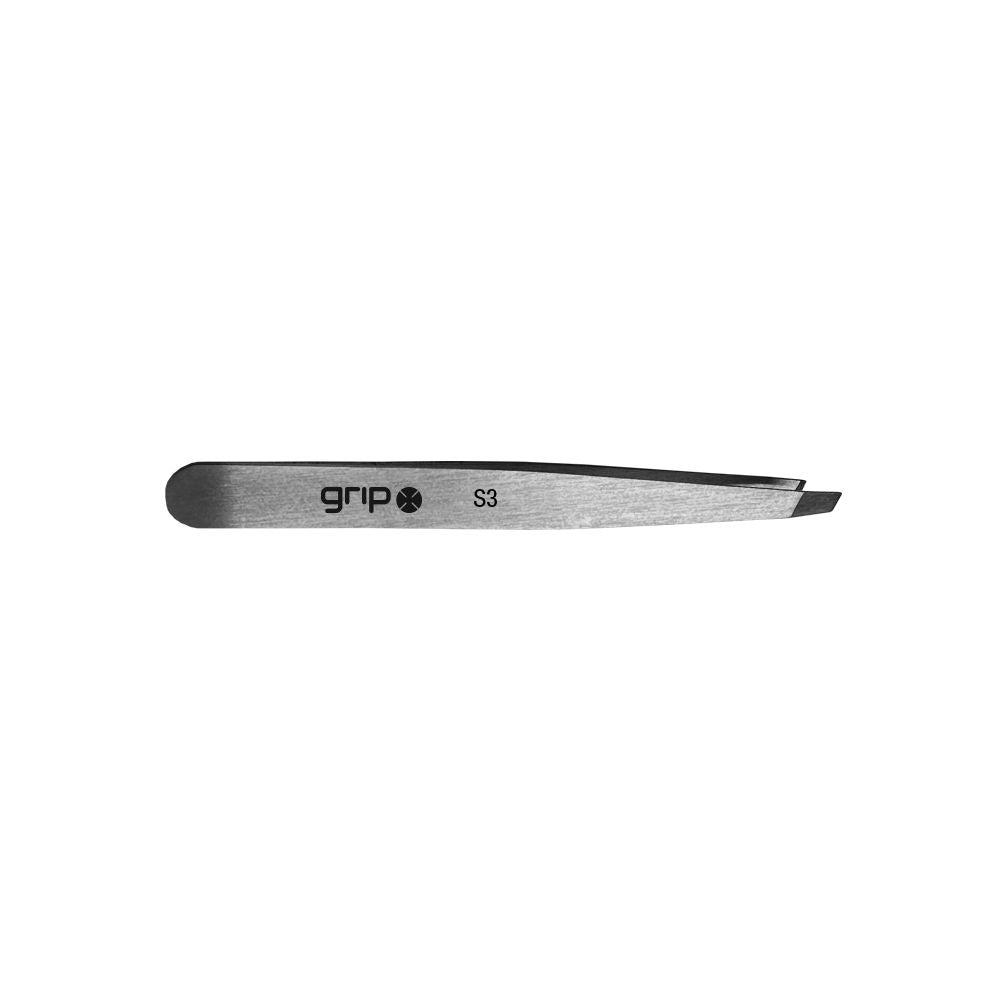 GRIP TWEEZER CLAW SLANTED TIP STAINLESS STEEL