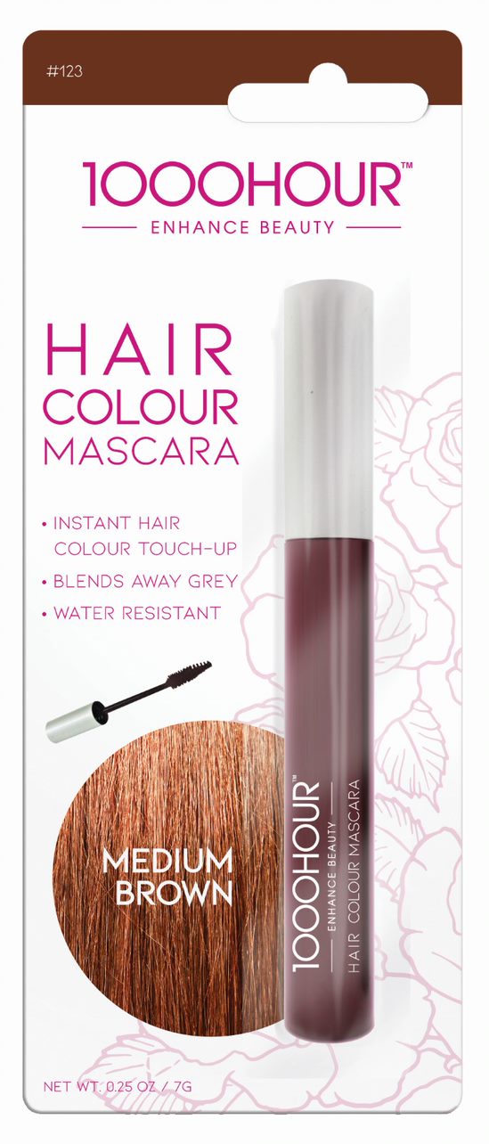 1000HOUR Hair Mascara - Medium Brown