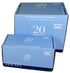 20 Twenty Silver Foil 20 Microns 100m (Blue Box)