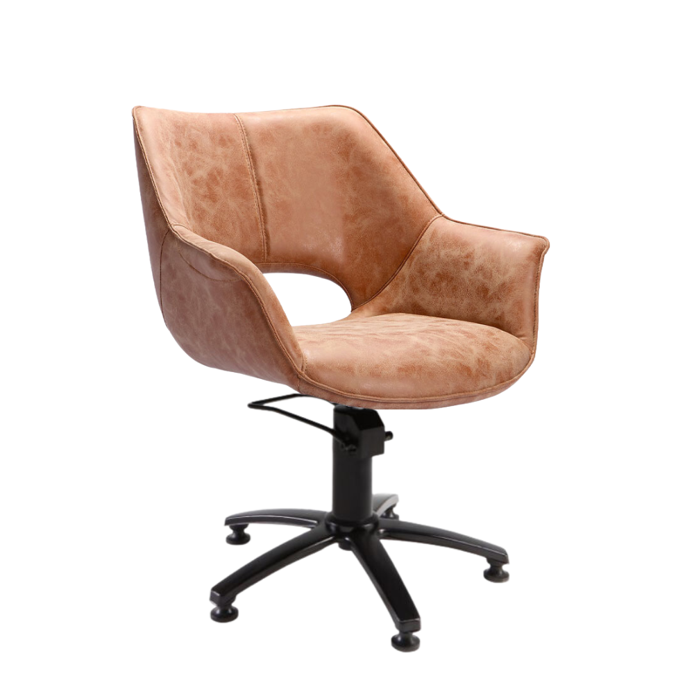 KSHE Leesa Styling Chair DESERT - 5 Star Base