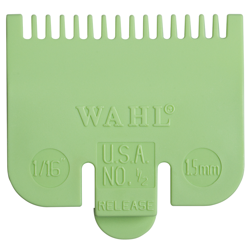 Wahl # 1/2 Plastic Tab Attachment Comb 1/16" Lime